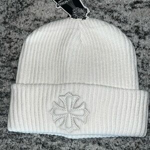 White Chrome Hearts Beanie